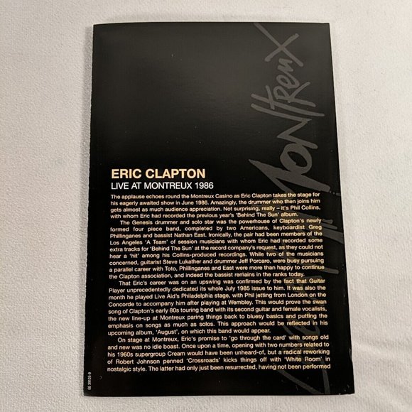 Eric Clapton - Live at Montreux 1986 (DVD, 2006) - Picture 9 of 11